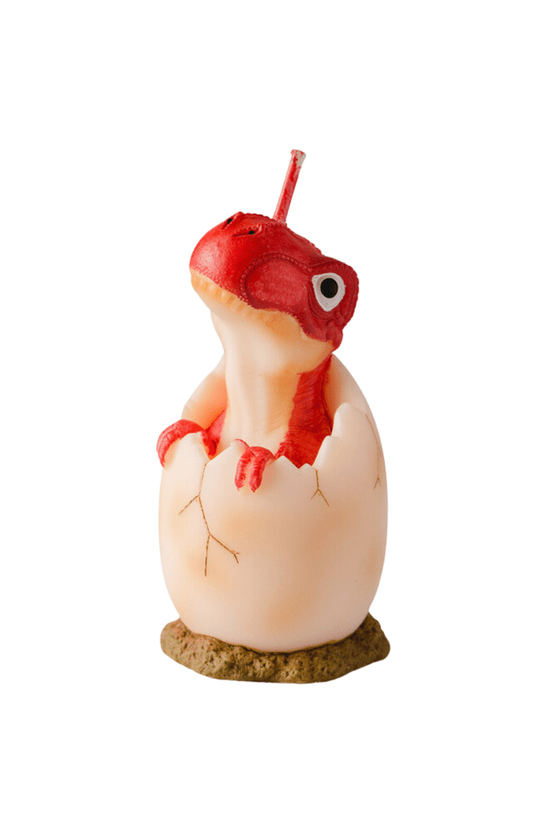 Dinosaur Candle, Main, color, Red Dinosaur
