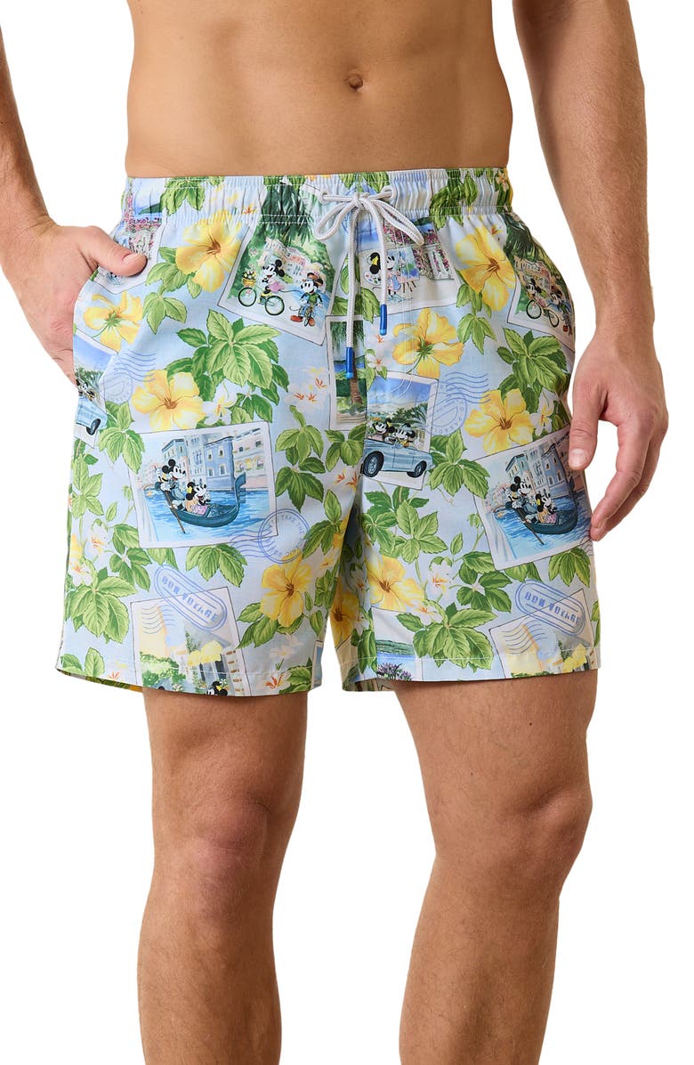 Tommy Bahama Naples Postcard to Paradise Swim Trunks, Main, color, Continental