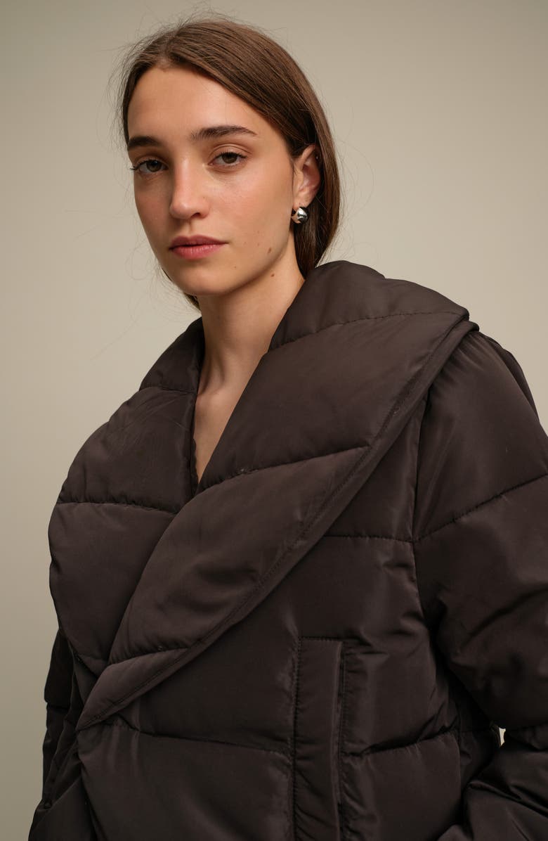 DELUC Gregory Quilted Crop Puffer Jacket, Alternate, color, 