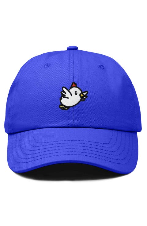 Chicken Embroidered Cotton Cap