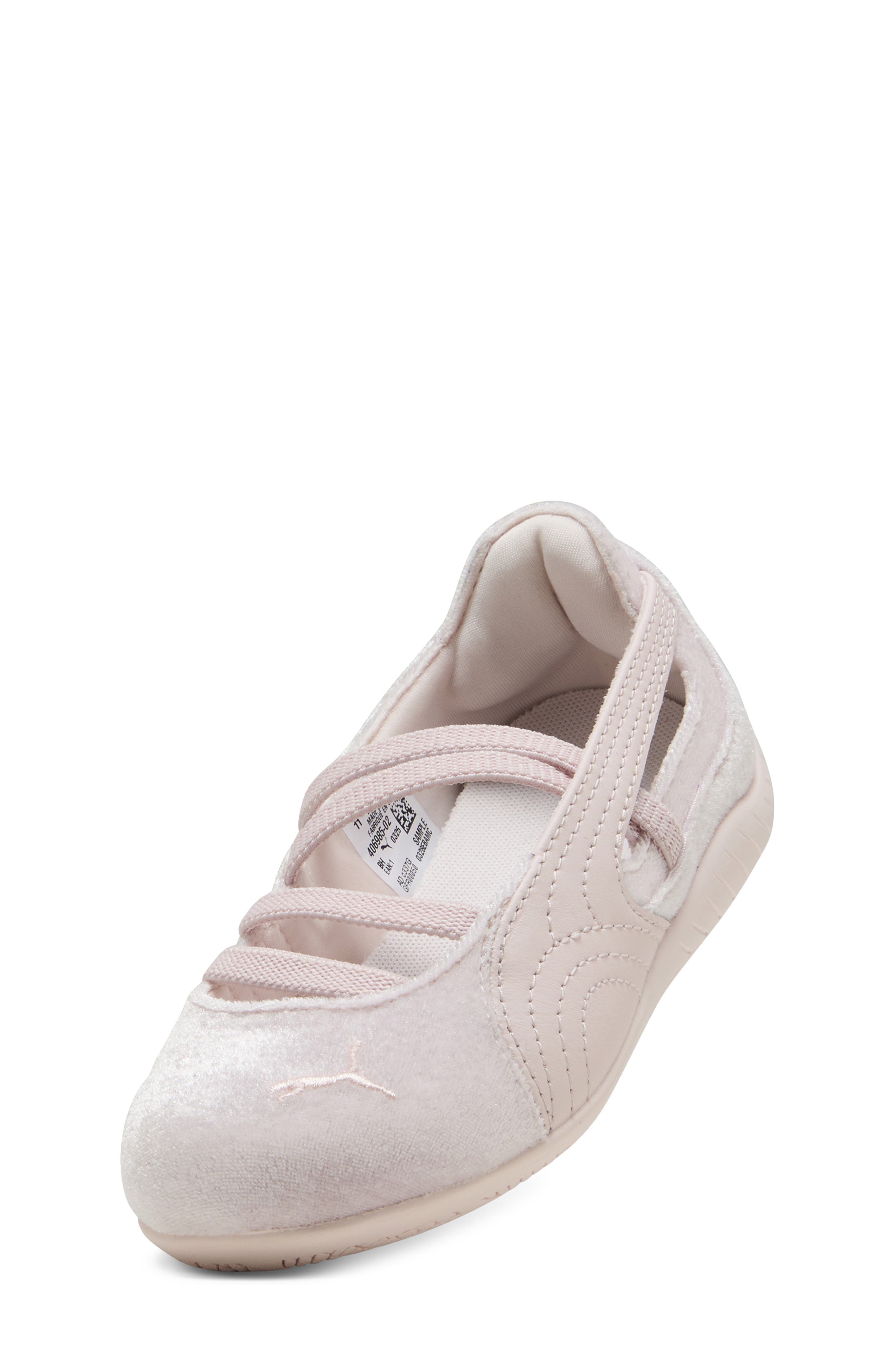 Kids' Speedcat Ballet Velvet Sneaker, Alternate, color, JASMINE FLOWER