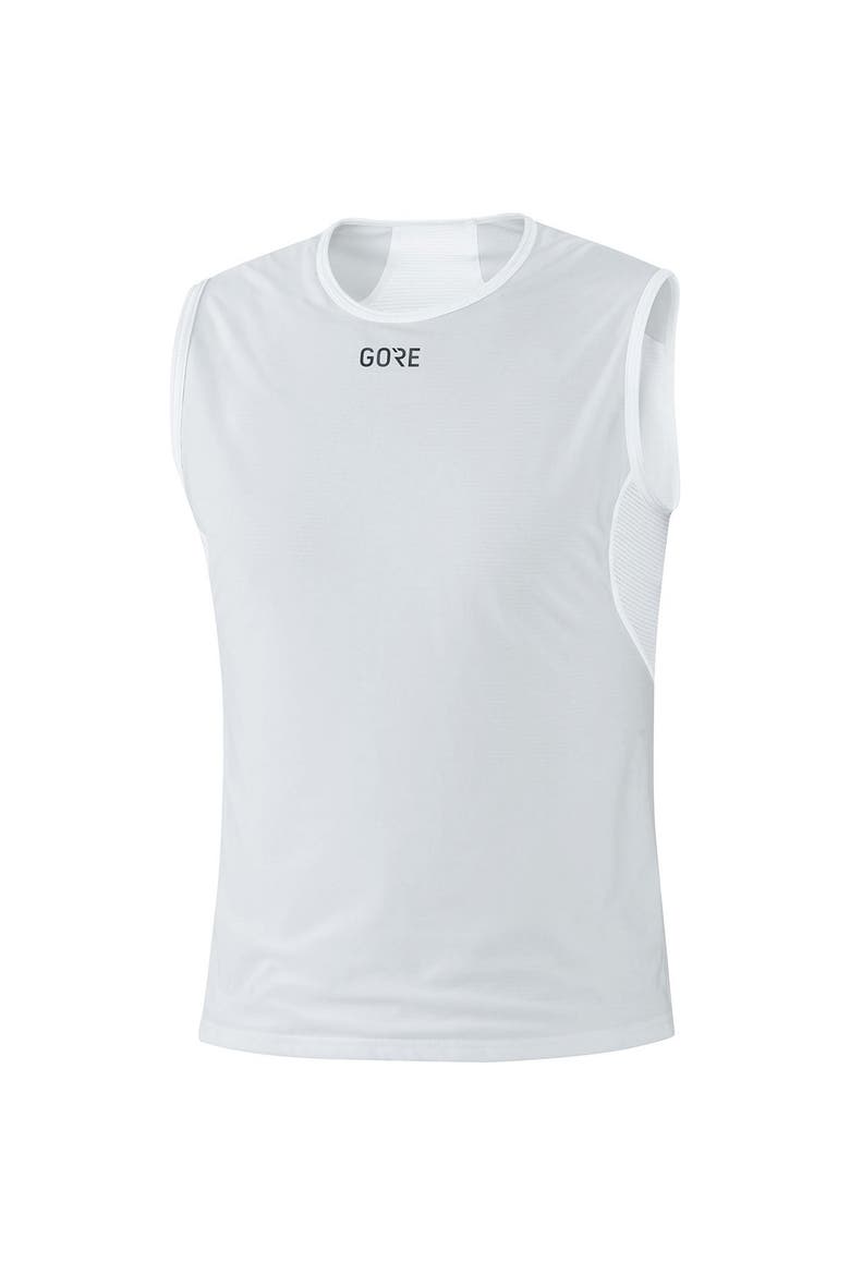 Men's Windstopper Base Layer Sleeveless Shirt, Main, color, Light Grey/White