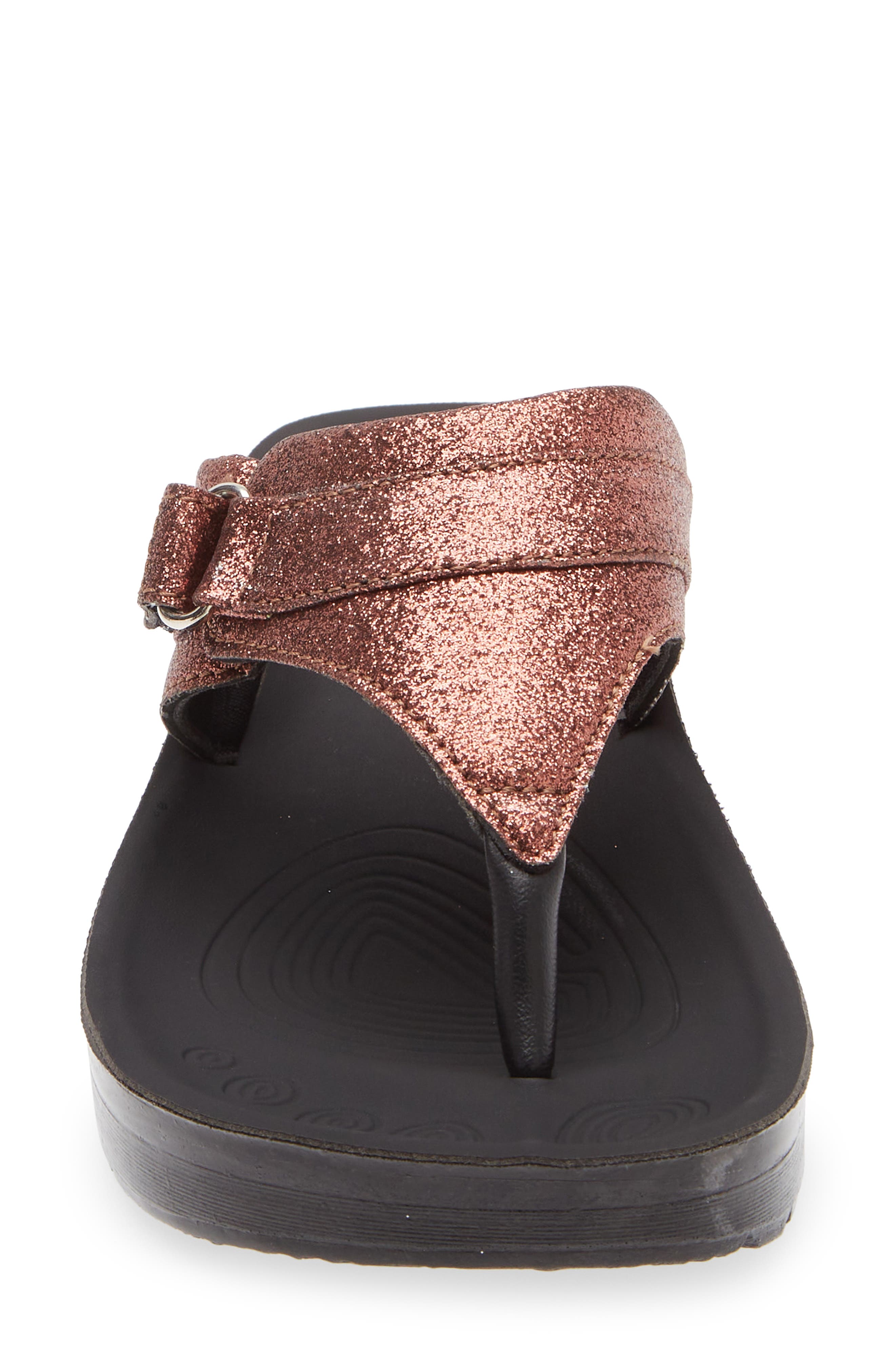 Glynis Flip Flop Sandal, Alternate, color, BROWN