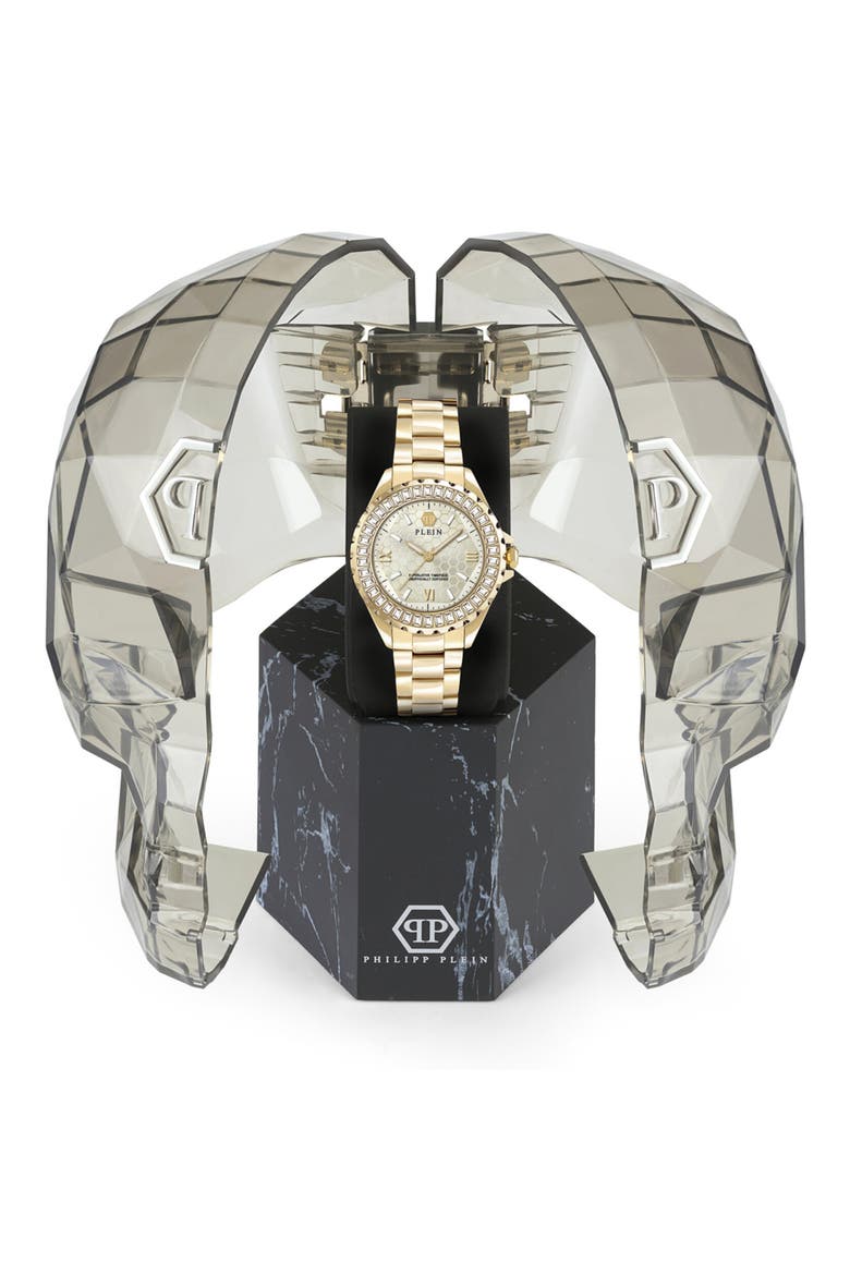 Plein Heaven Bracelet Watch, Alternate, color, GOLD