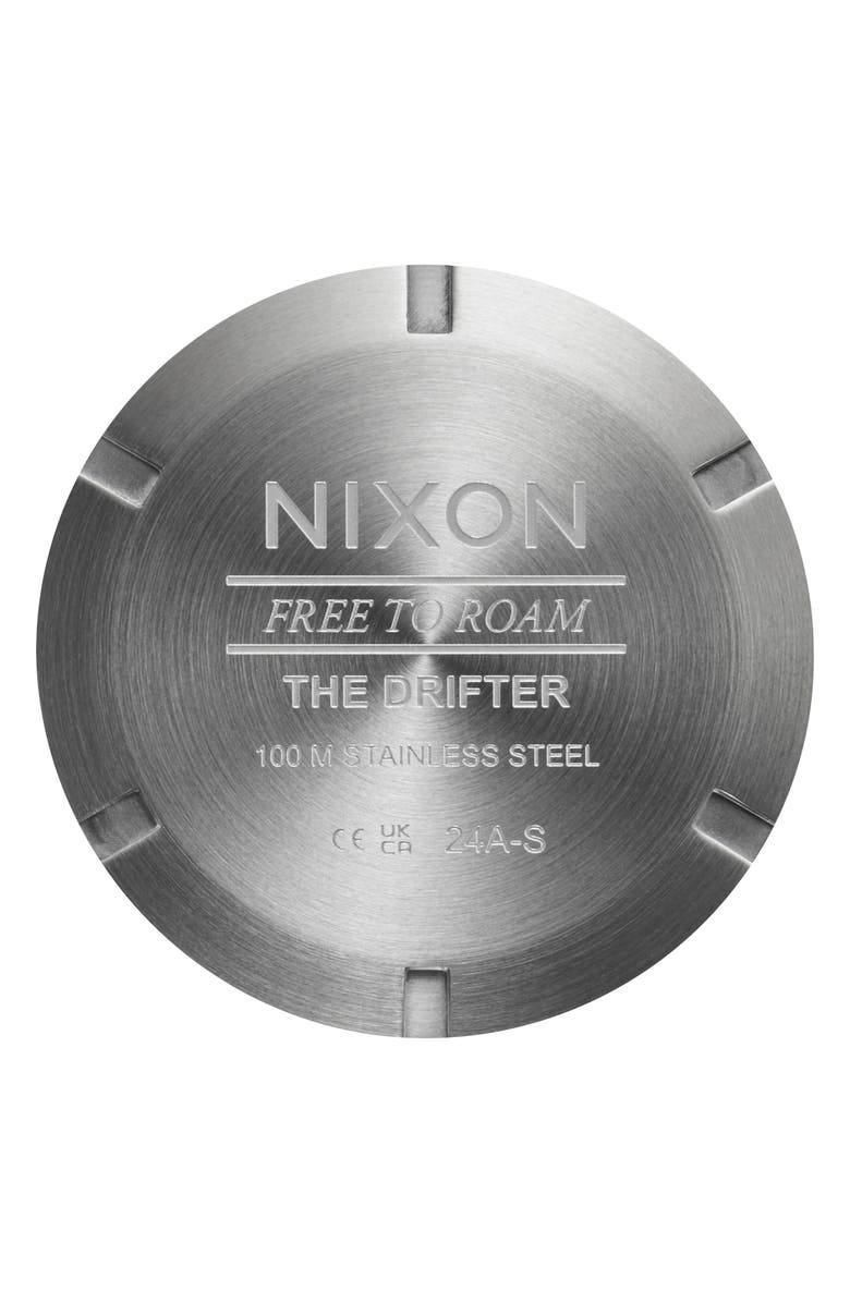 Nixon Drifter 40 Watch, 40mm, Alternate, color, Silver / Midnight Sunray