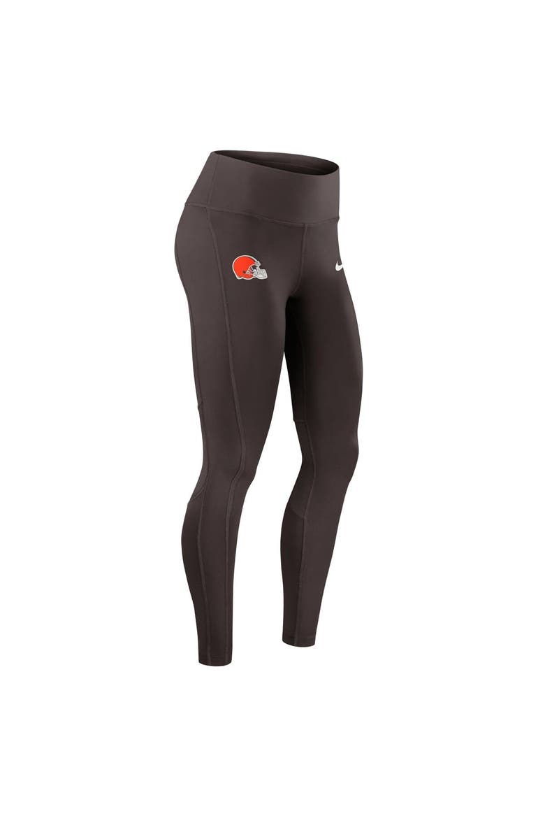 Women's Nike Brown Cleveland Browns Primetime Epic Fast Performance Leggings, Alternate, color, Brown