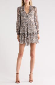 Veronica Beard Charles Paisley Silk Blend Minidress