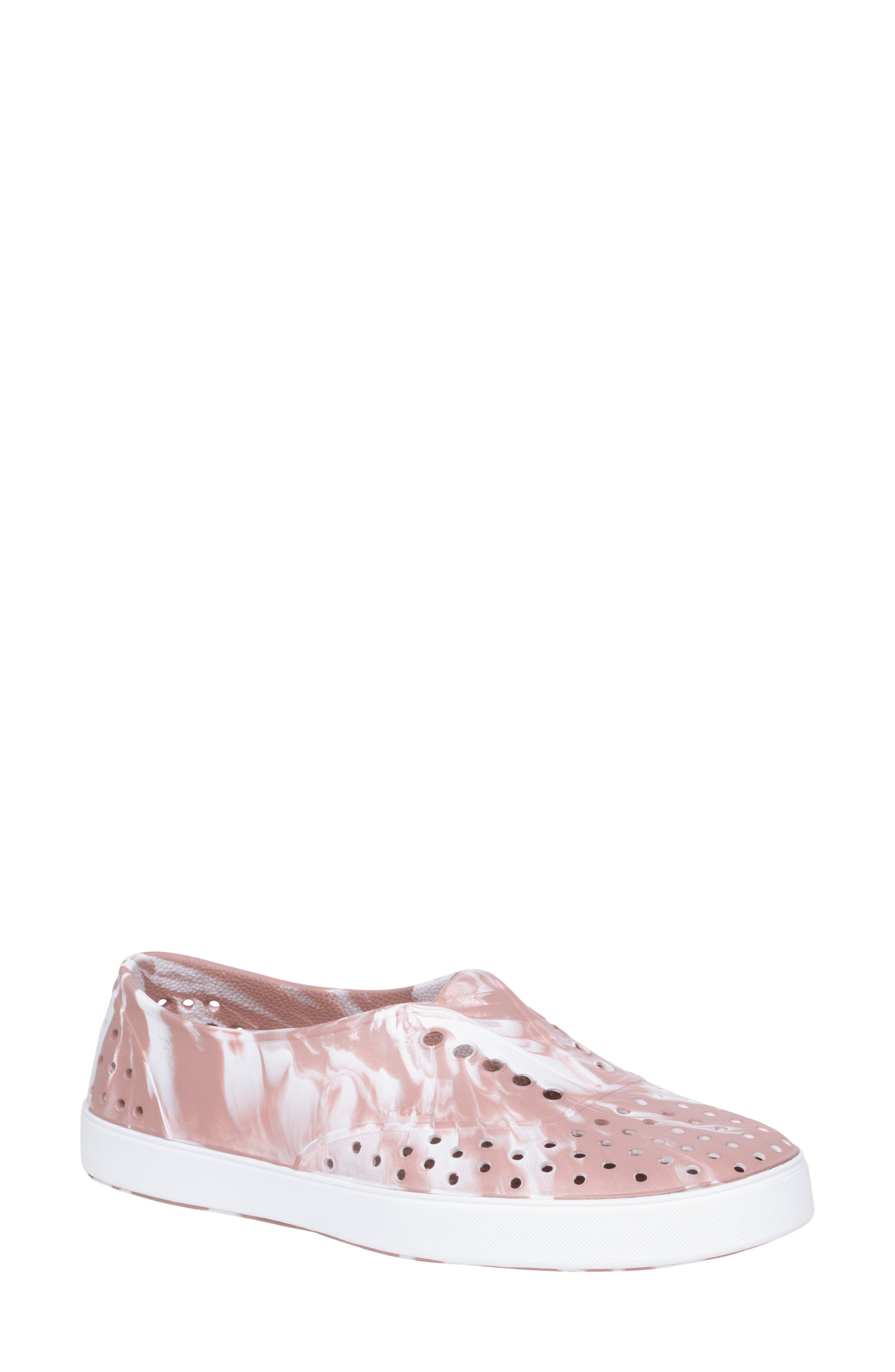 Miller Marbled Slip On Sneaker, Main, color, CANYON SHELL MARBLE/ WHITE