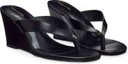 Reformation Jessie Wedge Thong Sandal