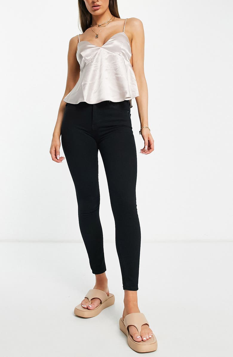 Topshop Jamie Ankle Crop Skinny Jeans, Alternate, color, 