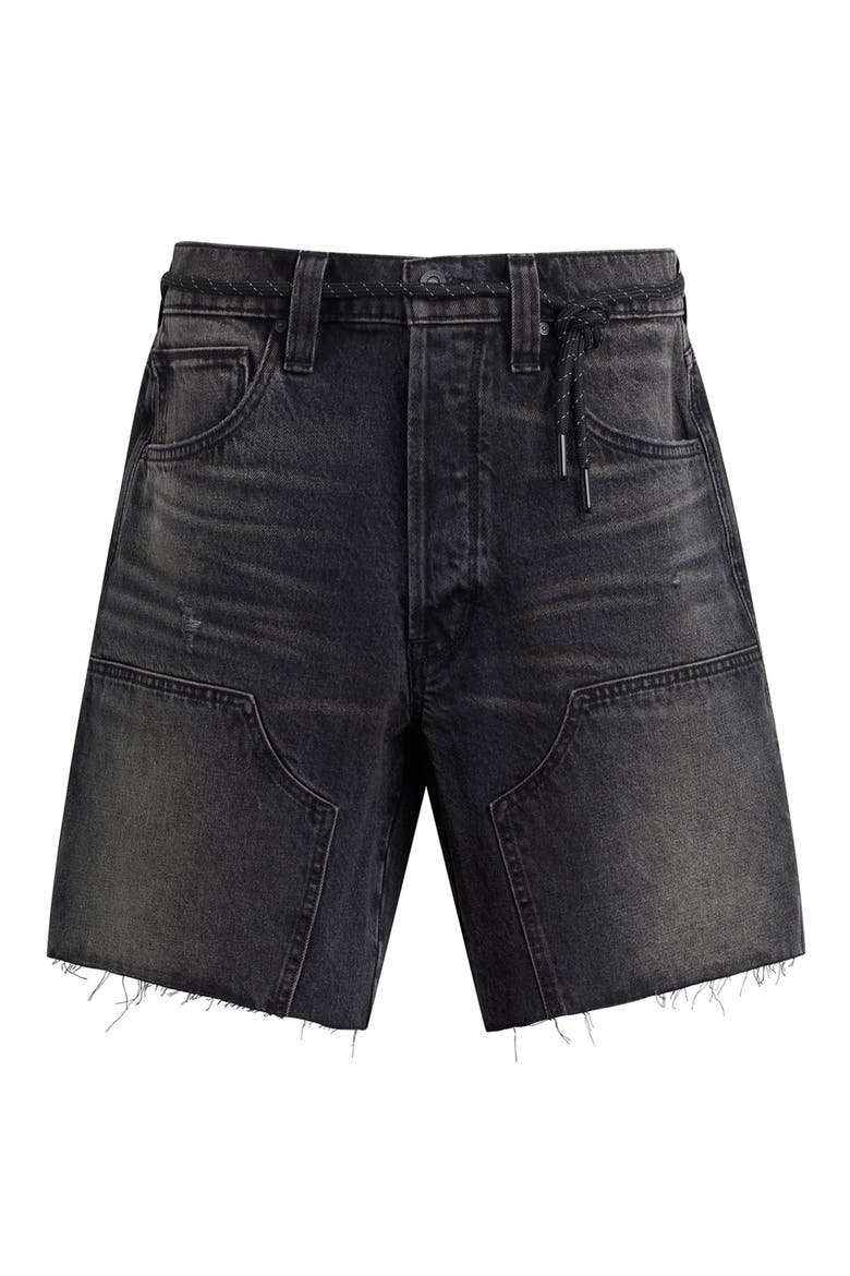 Cutoff Denim Carpenter Shorts, Alternate, color, GLENDALE