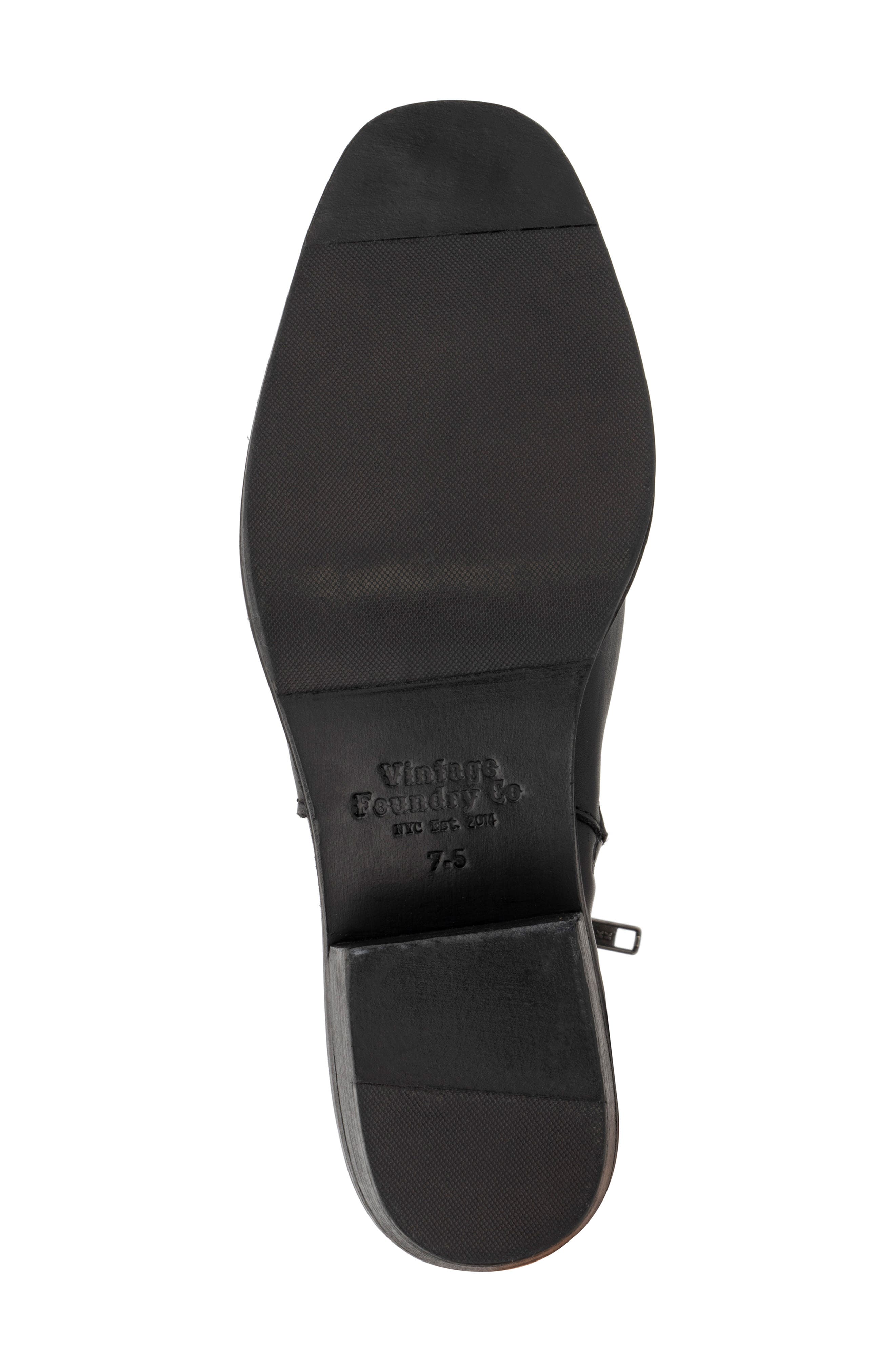 VINTAGE FOUNDRY Annabell Leather Lace Up Boot, Alternate, color, Black