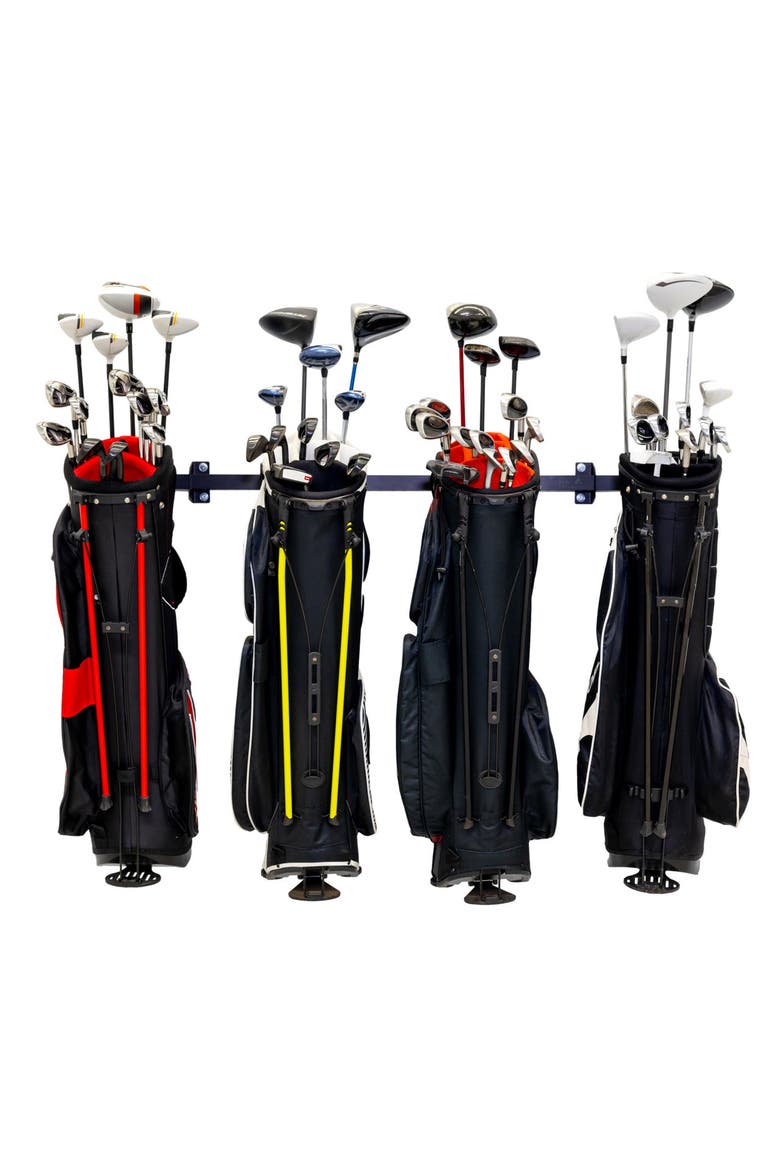 G-Golf | Adjustable Wall Storage System | Holds 300 lbs, Alternate, color, Black