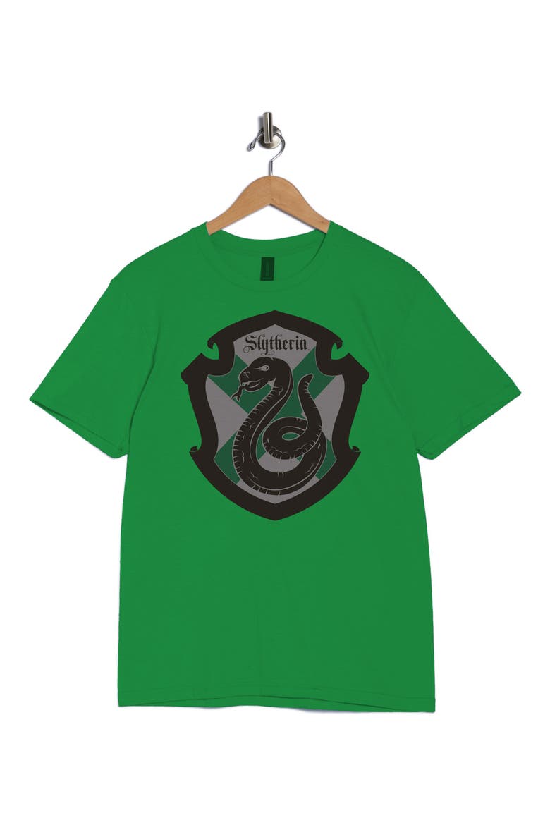 Harry Potter Slytherin Minimalist Graphic T-Shirt, Alternate, color, IRISH GREEN