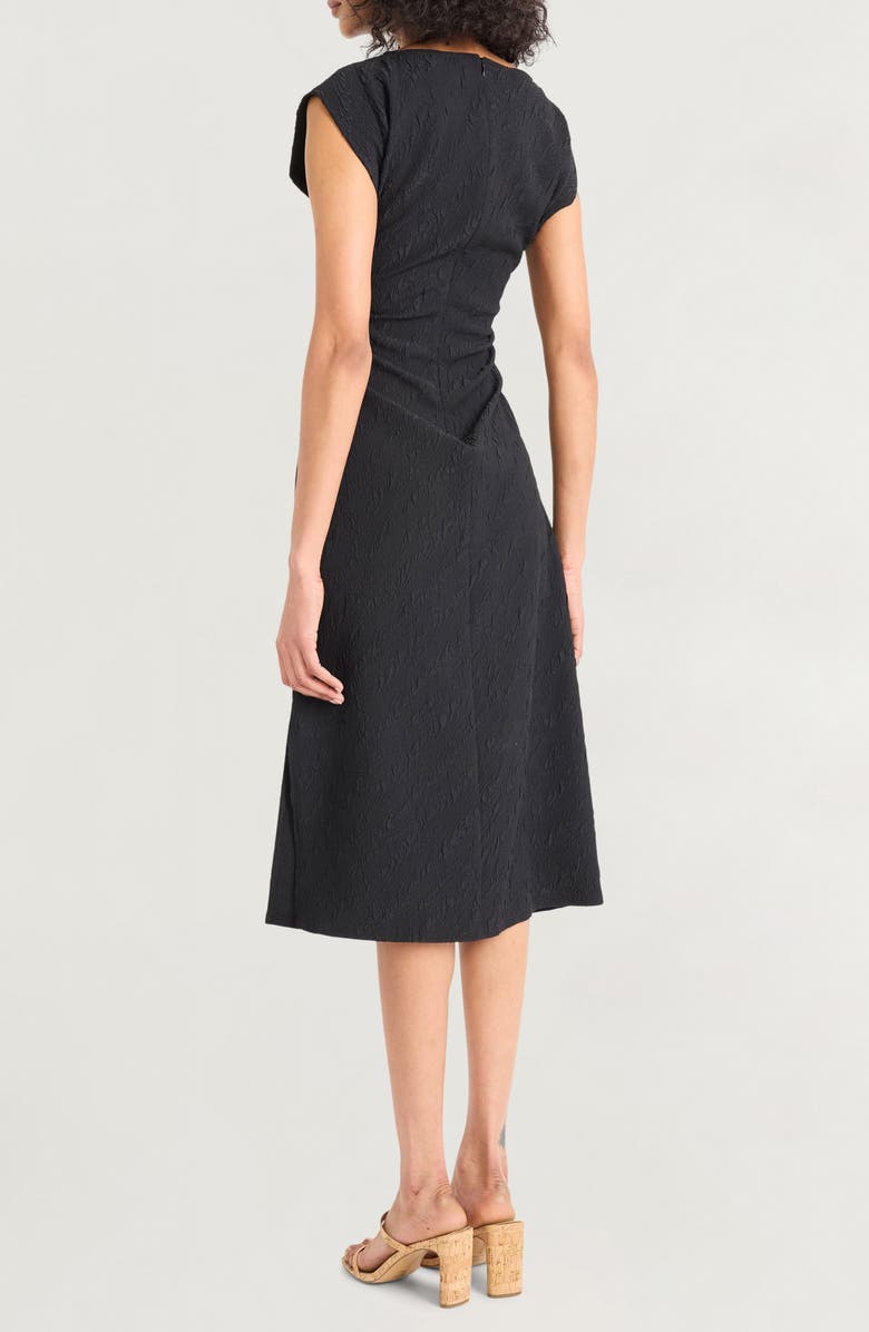 Luxely Textured Midi Dress, Alternate, color, 