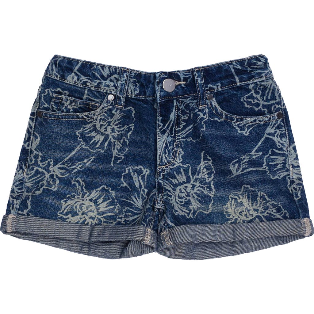 Shop Joe's Kids' Ozzie Cuffed Denim Shorts In Dark Wash