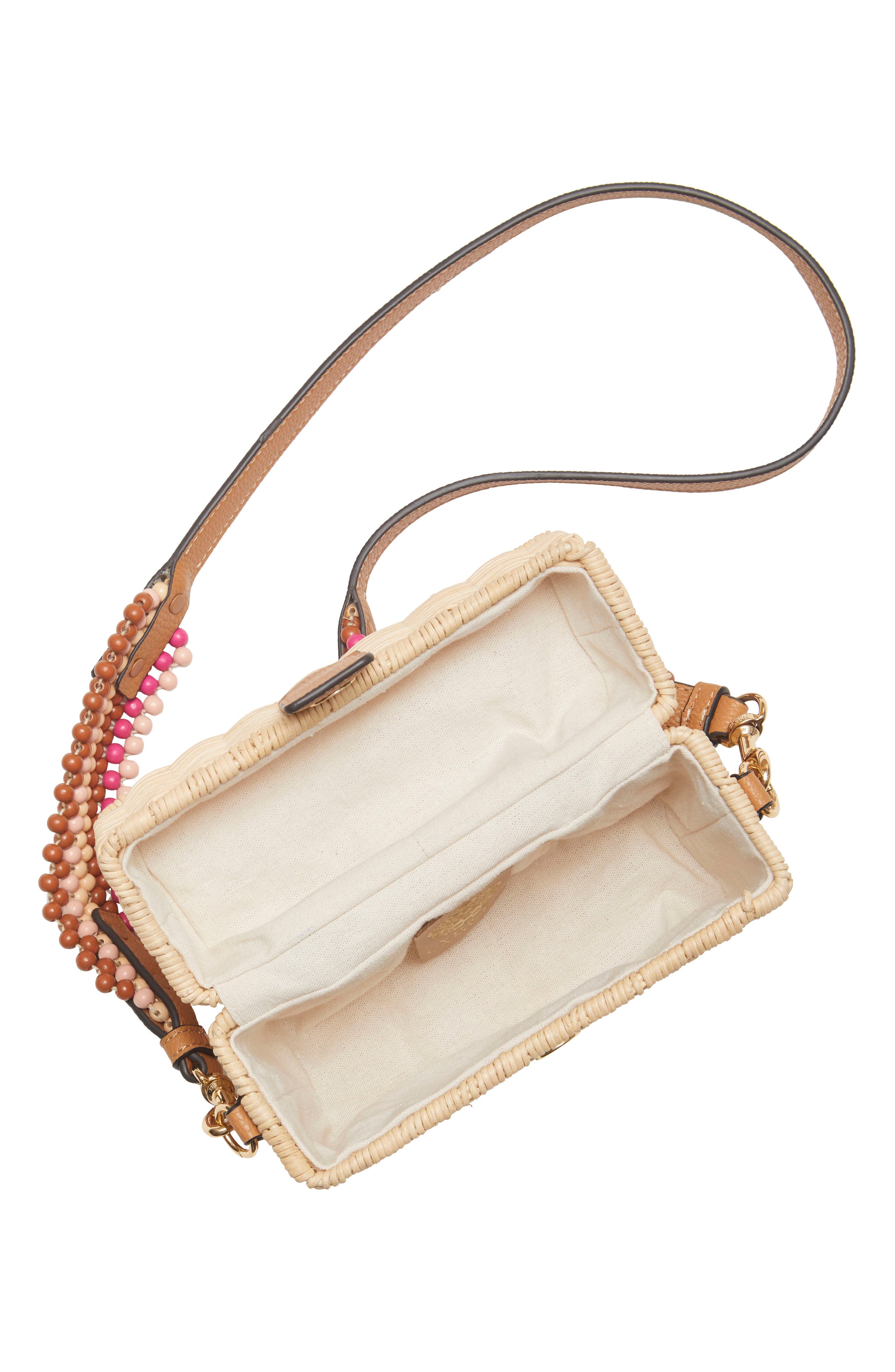 Vince Camuto Hale Wicker Crossbody Bag, Alternate, color, 