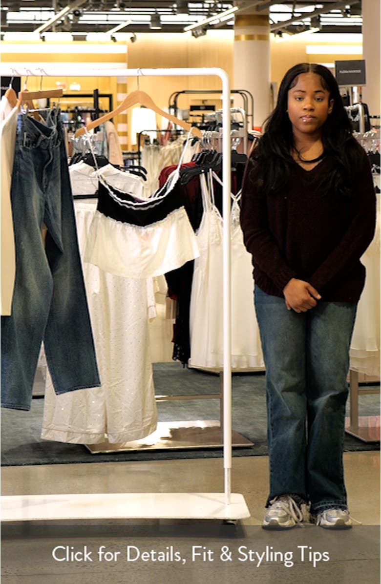 Rena Rib Peplum Tube Top, sales video thumbnail