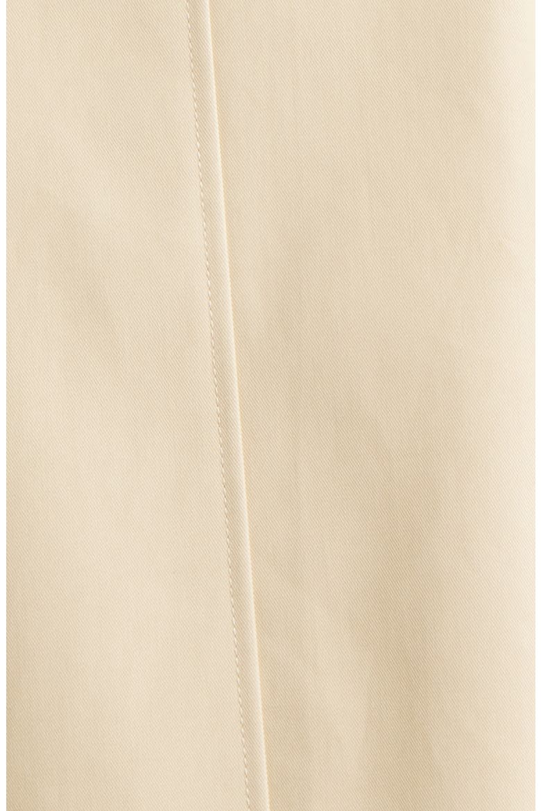 Cuba Oversize Short Cotton Trench Coat, Alternate, color, BEIGE