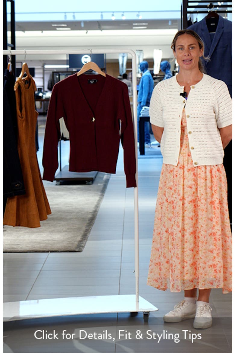 Sonoma Hammered Button Statement Cardigan video