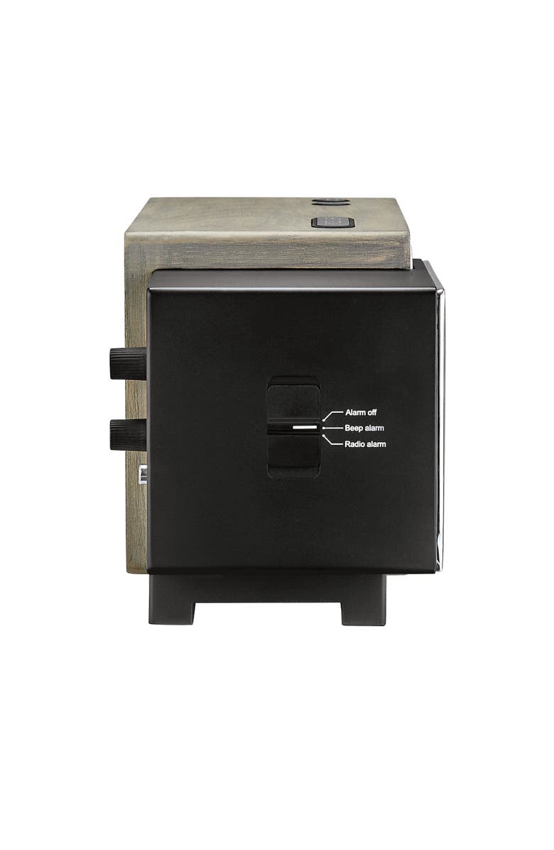 Bulova Clocks Precision Tone Clock Radio, Silver Tone, Alternate, color, Silver