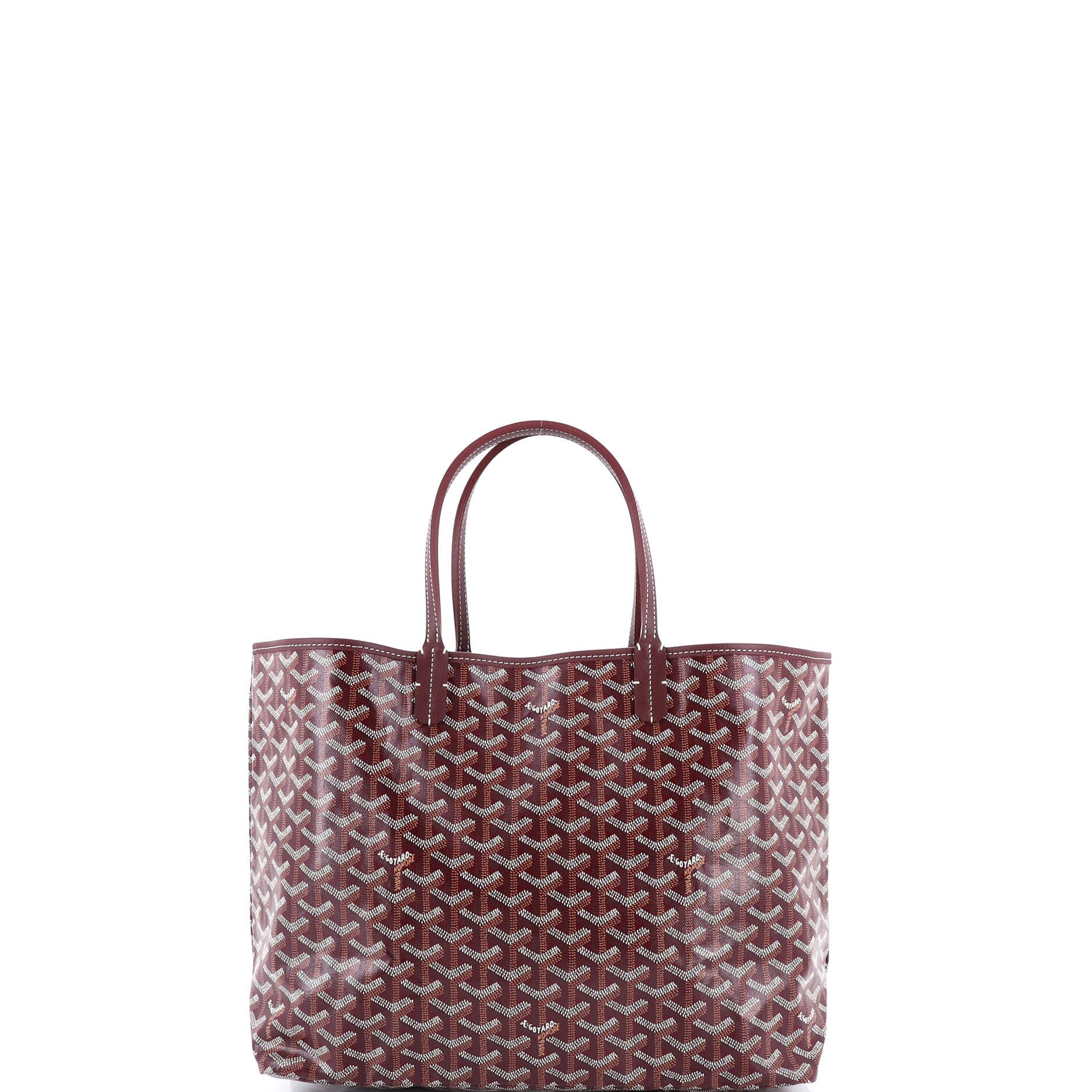 Pre-Owned Goyard Saint Louis Tote Coated Canvas PM, Alternate, color, Red