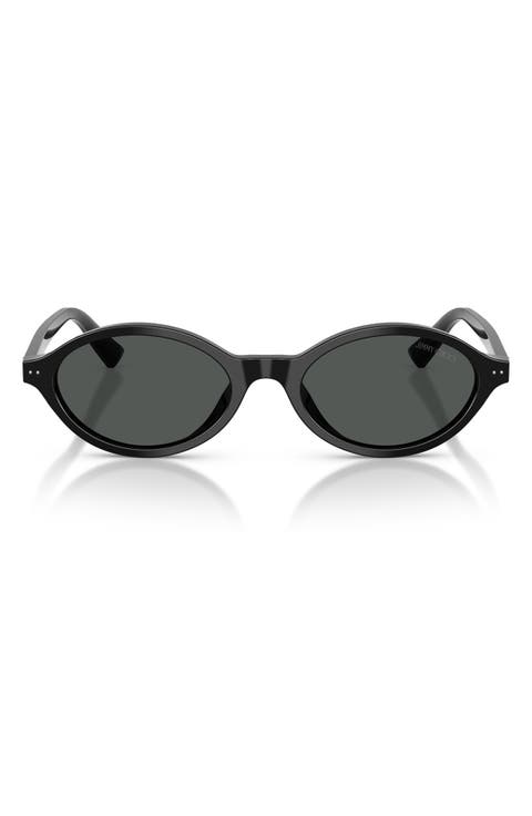 51mm Oval Sunglasses