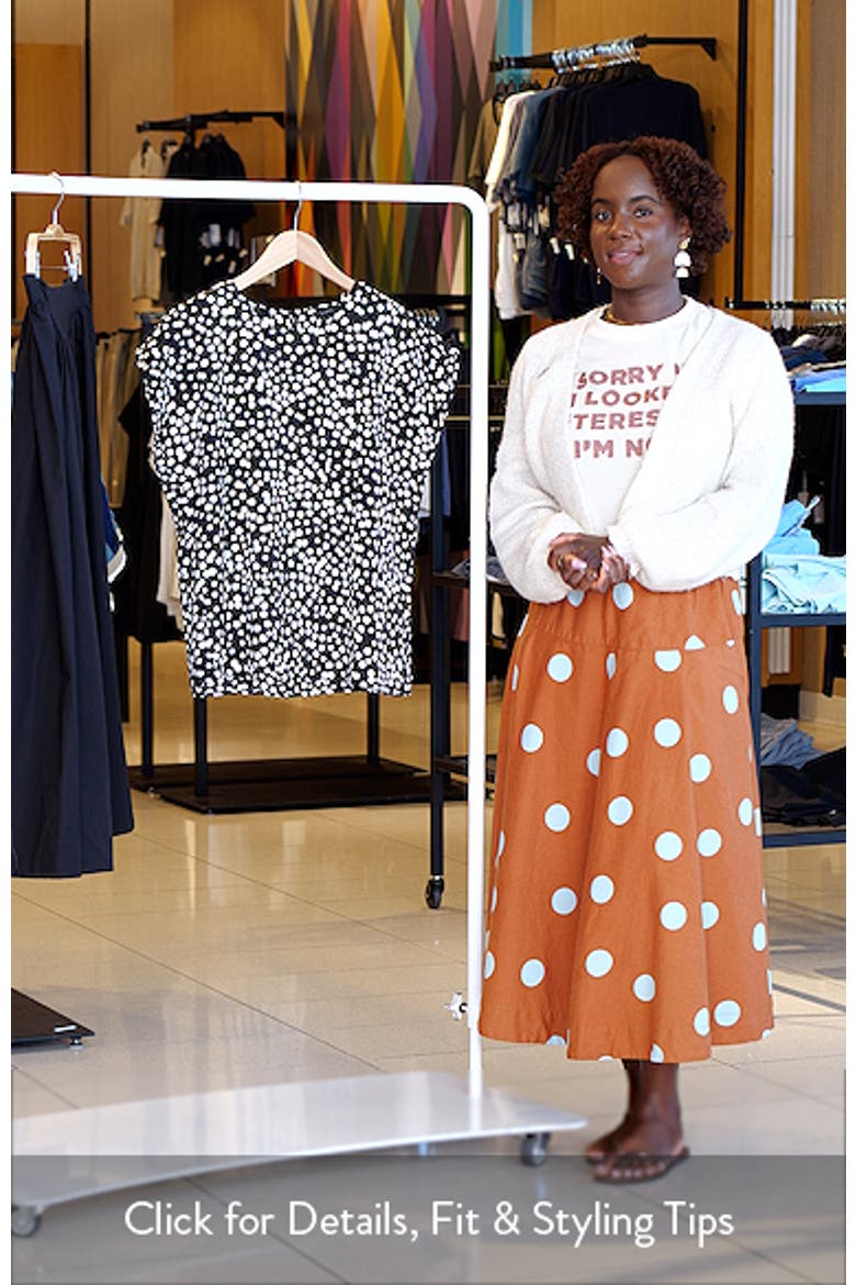 Polka Dot Crepe Top video