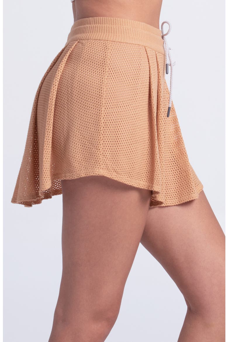 High Waist Lucky Break Skirt, Alternate, color, Caramel