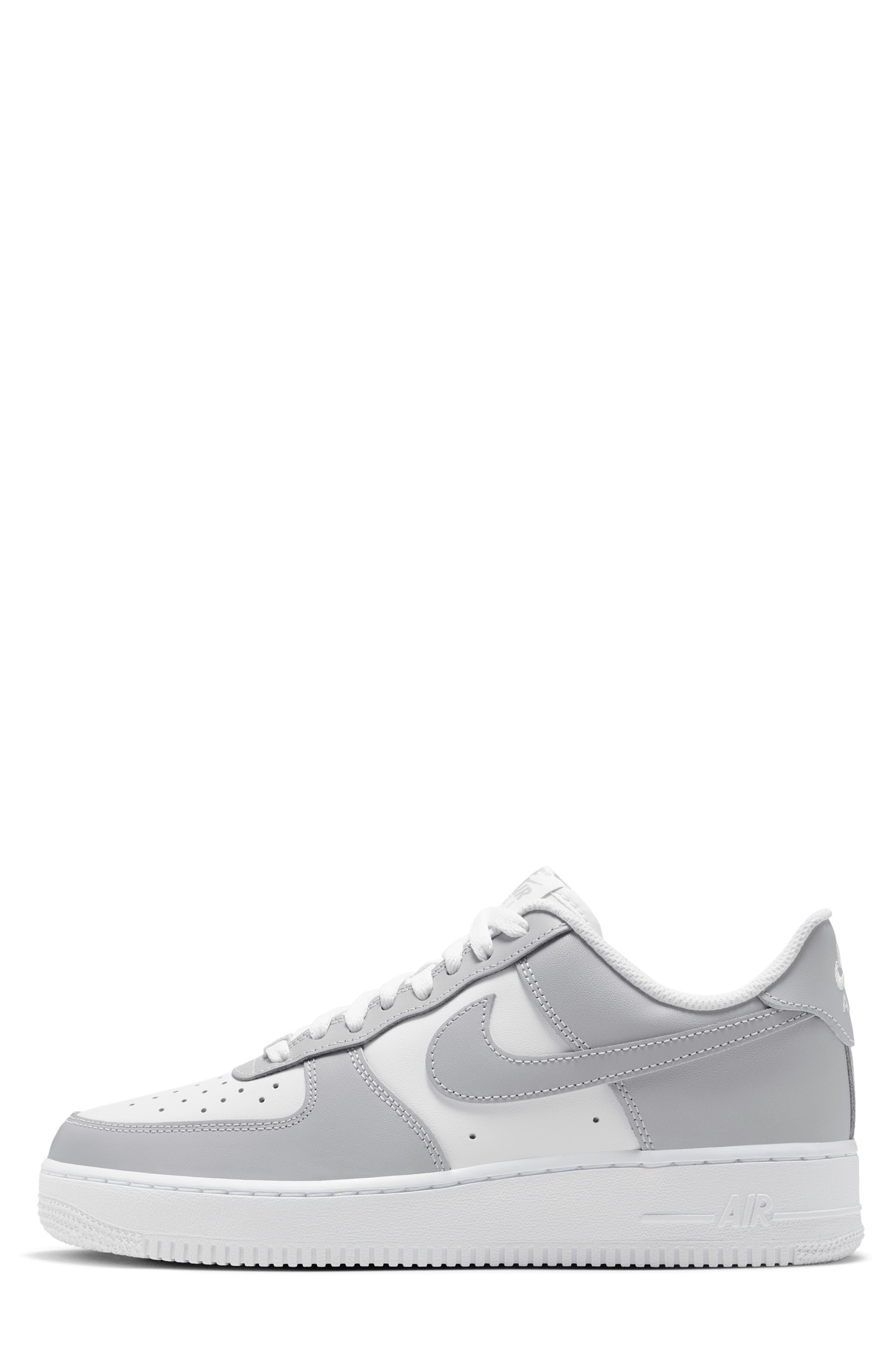 Nike Air Force 1 '07 Basketball Sneaker, Alternate, color, White/ Light Smoke Grey
