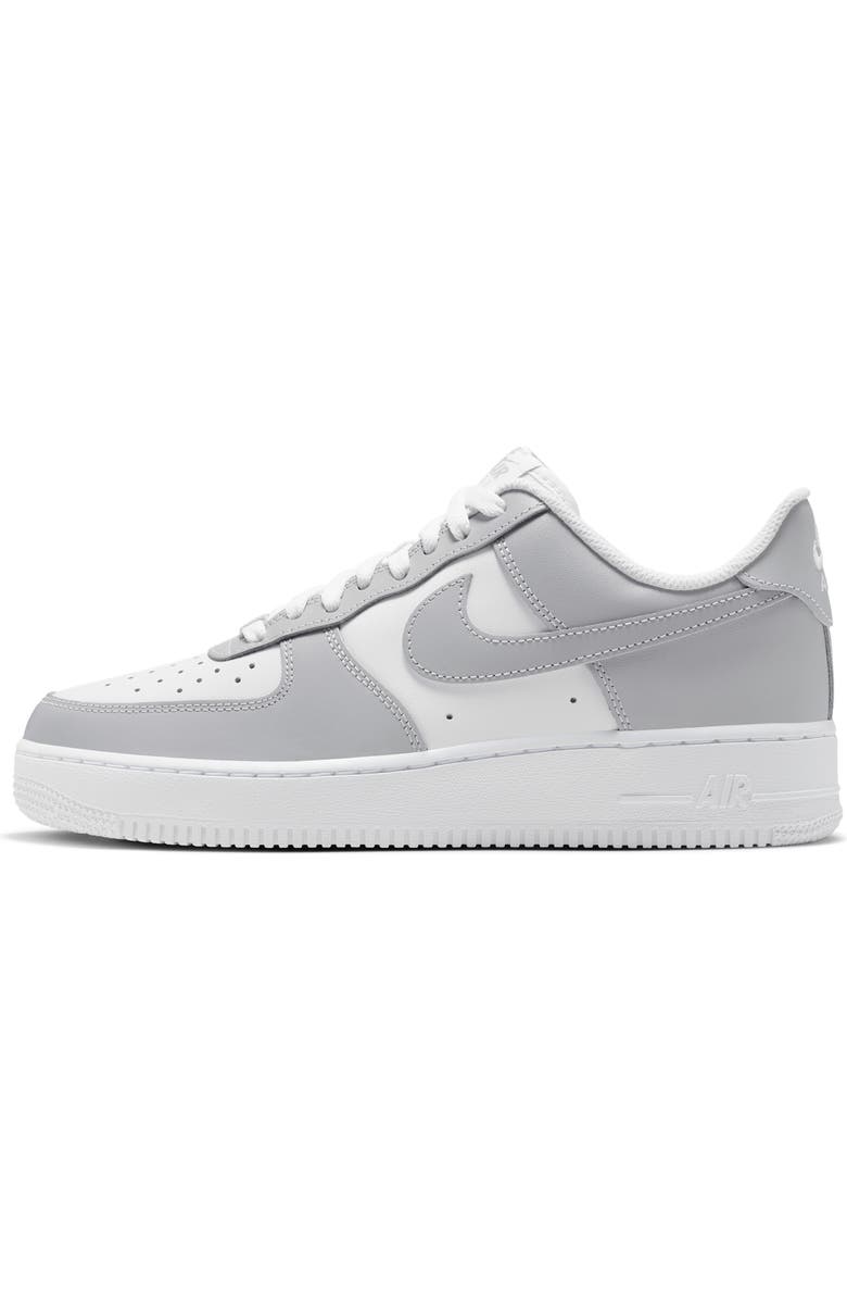 Nike Air Force 1 '07 Basketball Sneaker, Alternate, color, White/ Light Smoke Grey