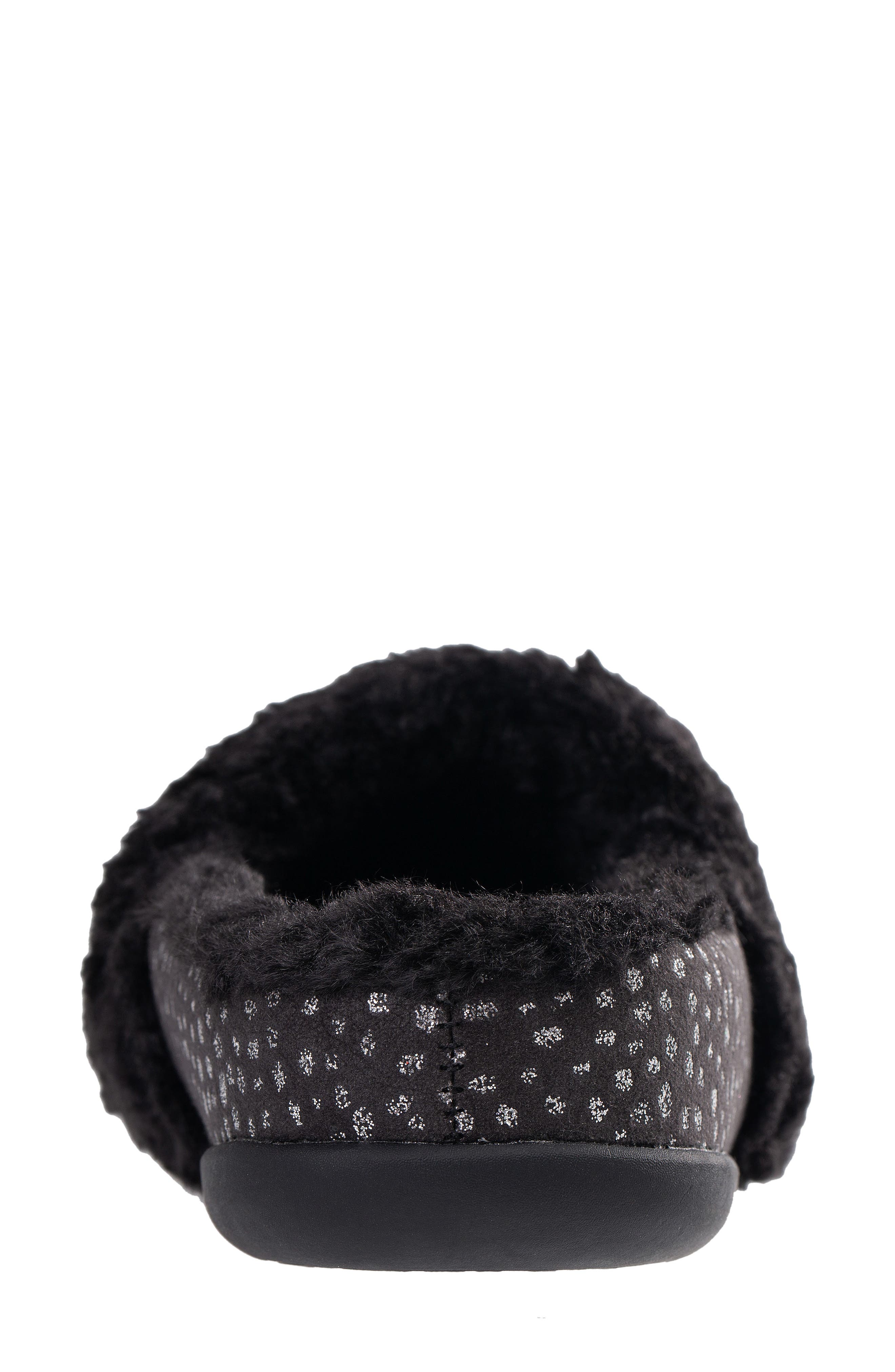 Revitalign Ellie Faux Shearling Clog Slipper, Alternate, color, Black