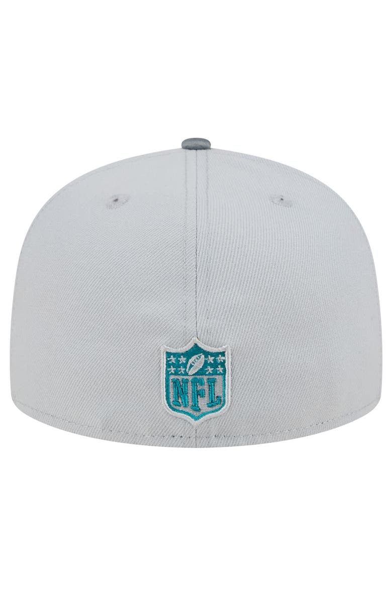 Men's New Era Gray Jacksonville Jaguars Active Camo 59FIFTY Fitted Hat, Alternate, color, Gray