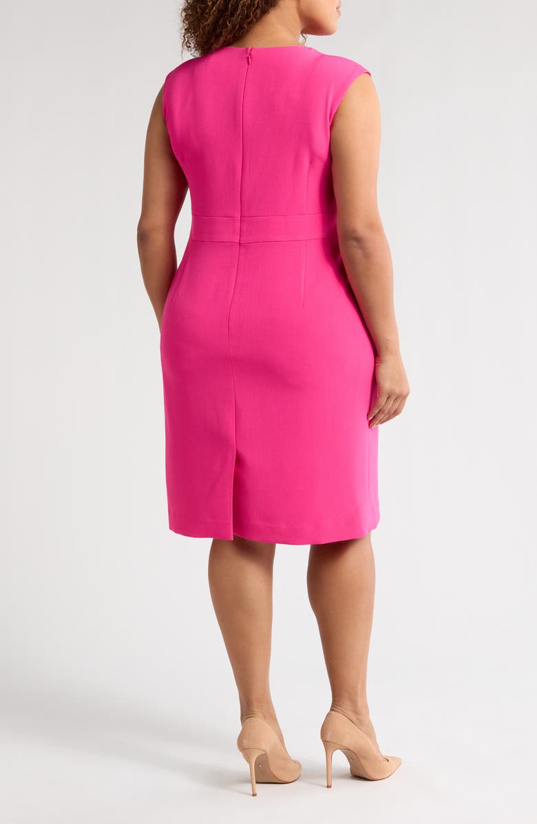 KASPER Cap Sleeve Sheath Dress, Alternate, color, 
