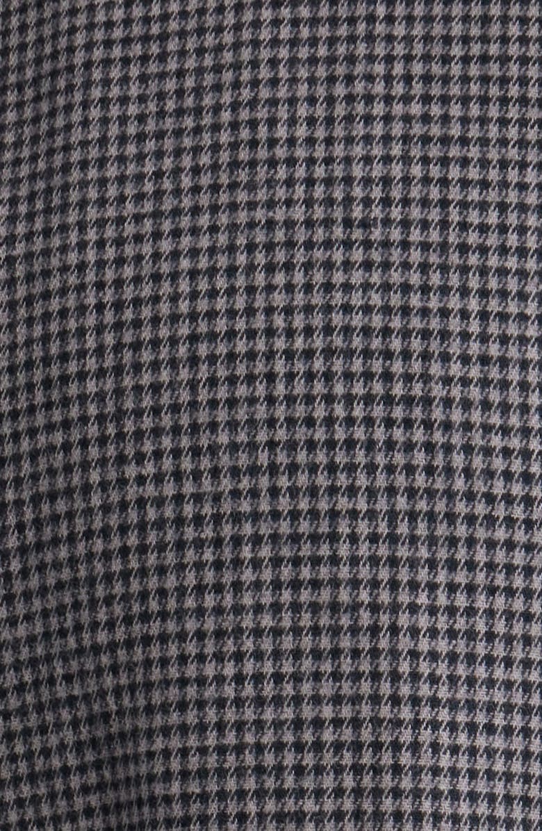 BDG Urban Outfitters Houndstooth Button-Up Shirt, Alternate, color, Grey Check