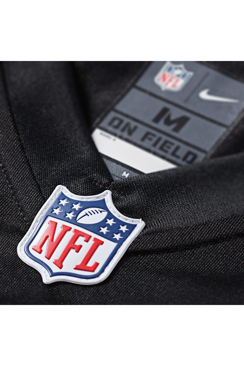 Men's Las Vegas Raiders Derek Carr Nike Black Game Player Jersey, Alternate, color, BLACK