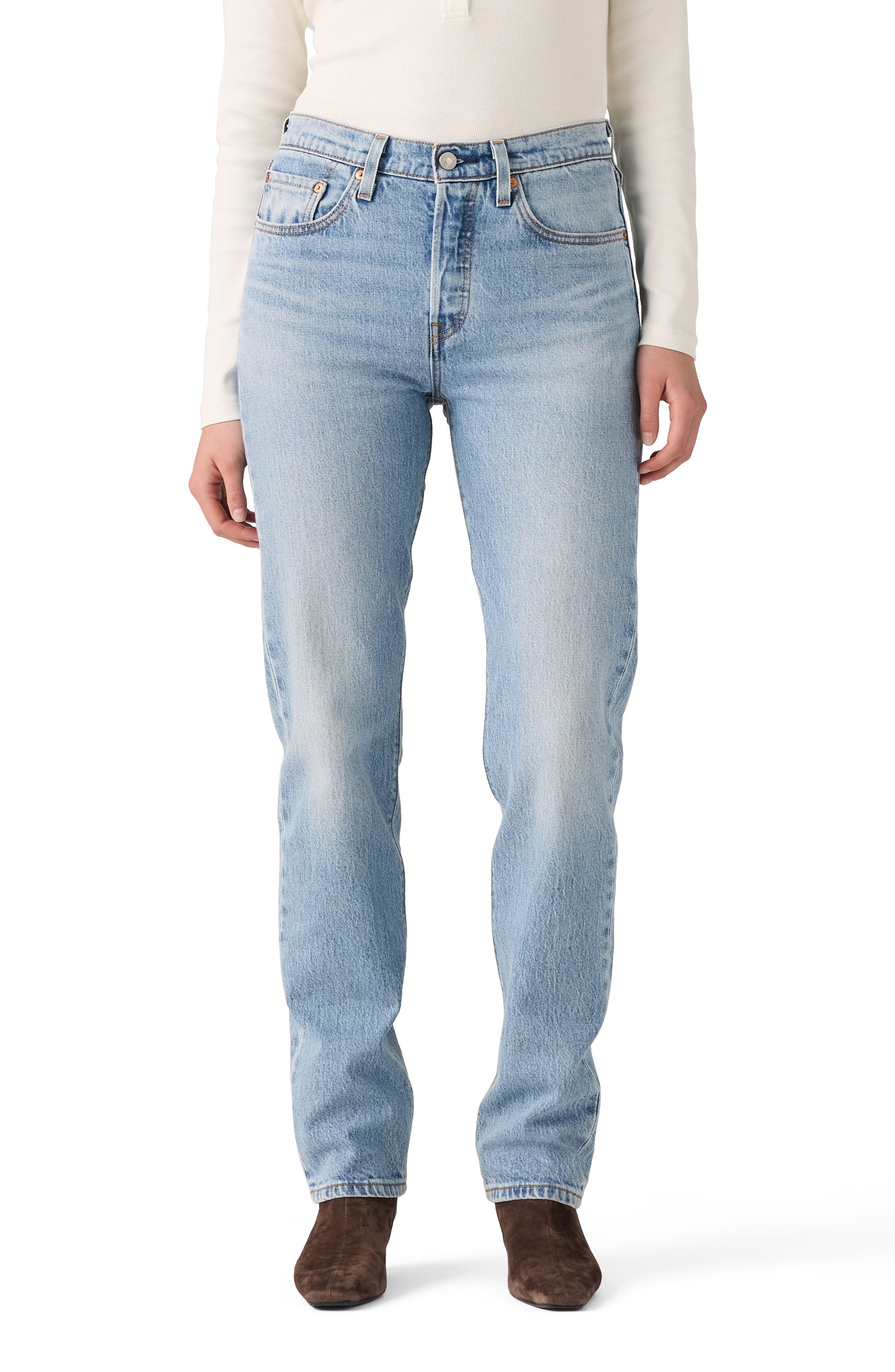Levi's 501® High Waist Straight Leg Jeans (Women) | Nordstrom