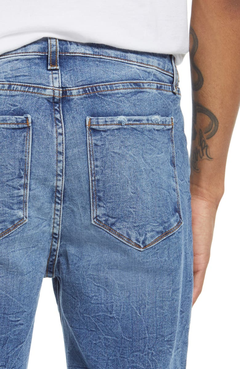 Monfrère Greyson Ripped Skinny Fit Jeans, Alternate, color, 