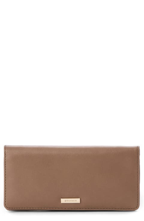 Ady Croc Embossed Leather Wallet