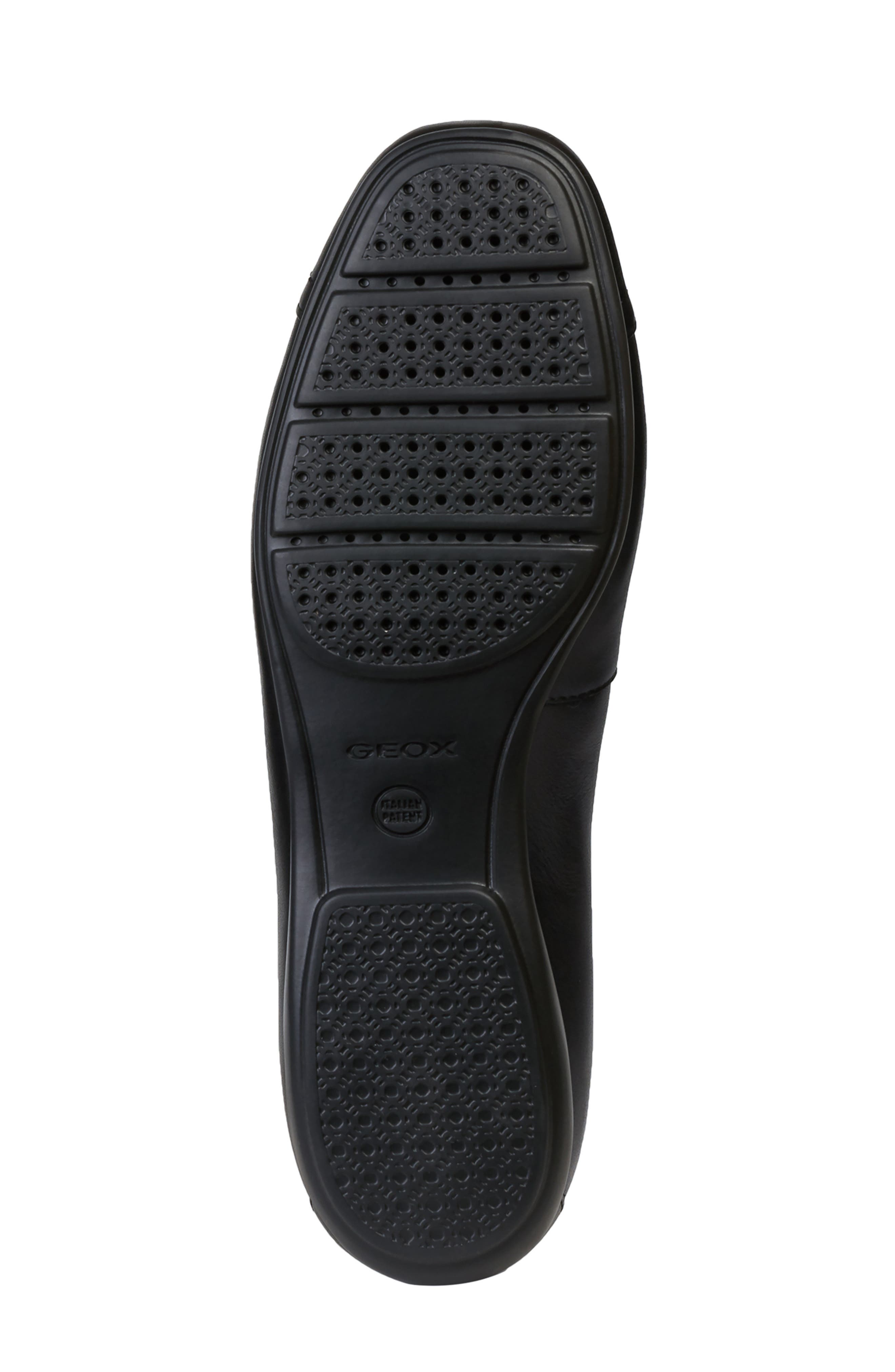 Annytah Cap Toe Flat, Alternate, color, BLACK NAPPA LEATHER