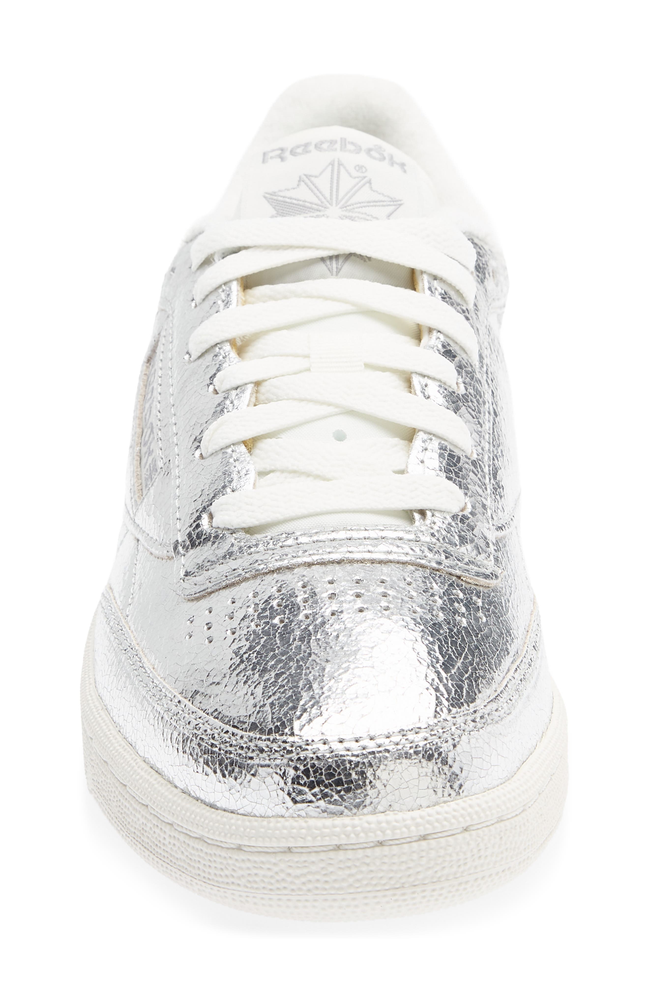 Club C 85 Vintage Sneaker, Alternate, color, SILVER CHALK GREY