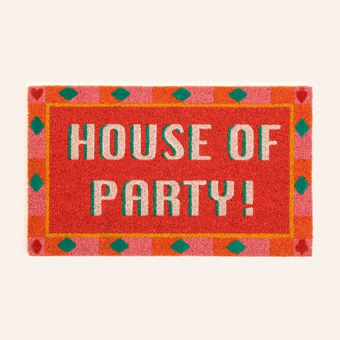 Kerala Party Coir Doormat 18" x 30"