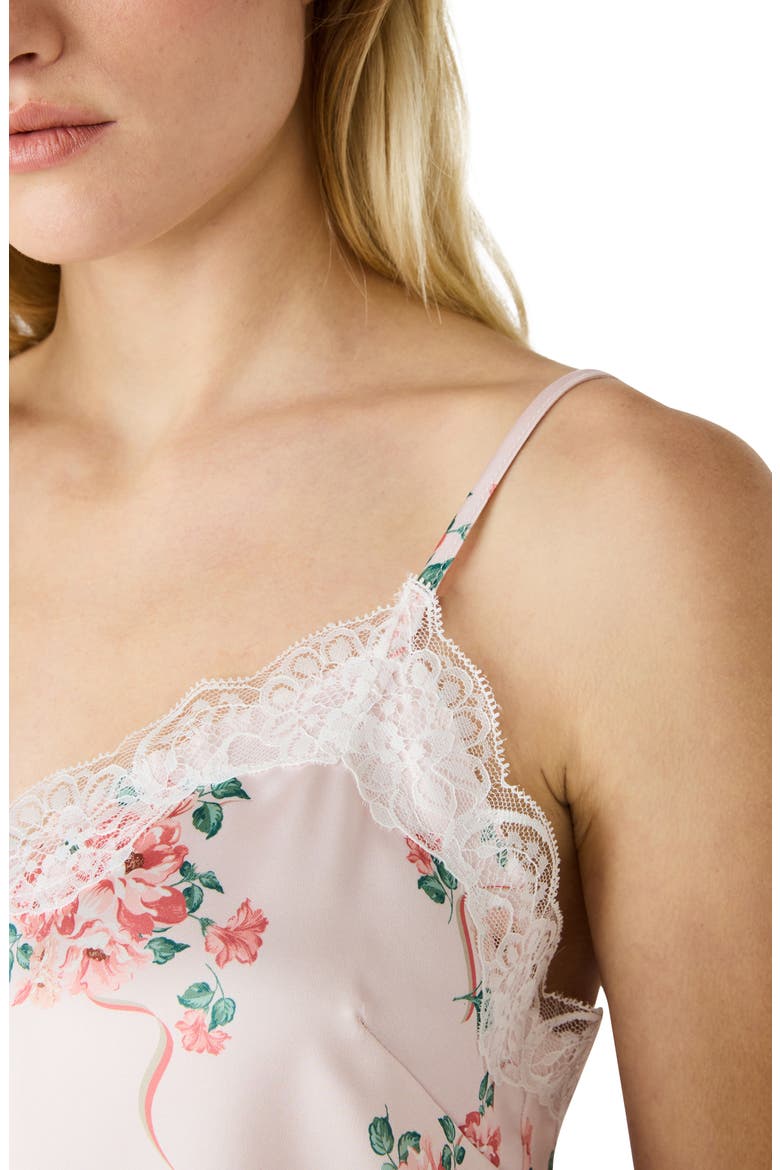 Delany Lace Trim Camisole, Alternate, color, PEACH ROMANCE