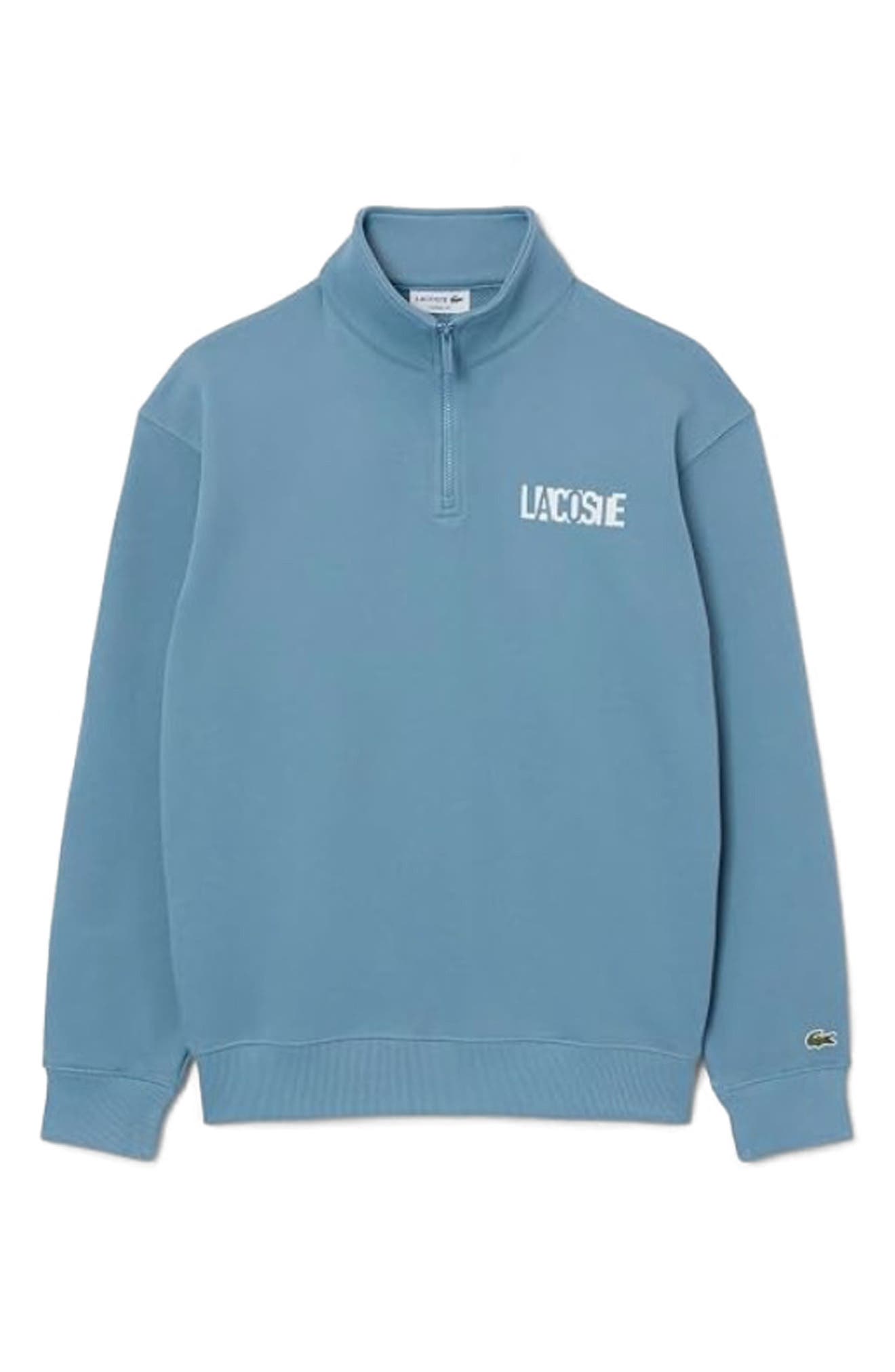 Lacoste Half Zip Logo Pullover (Men) | Nordstrom