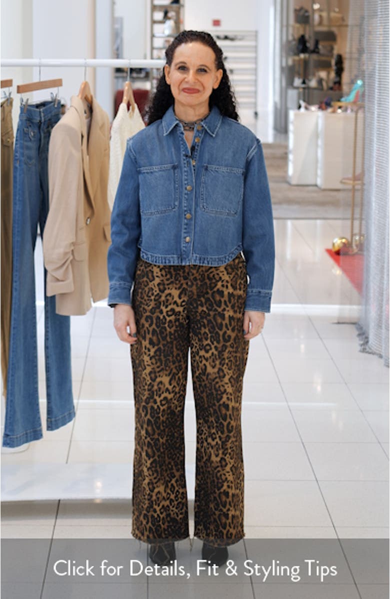 Denim Crop Shirt, sales video thumbnail