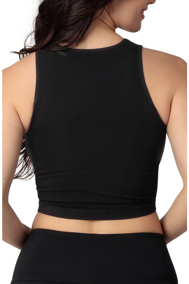 Sublime Maternity & Nursing Longline Bra Top, Alternate, color, BLACK