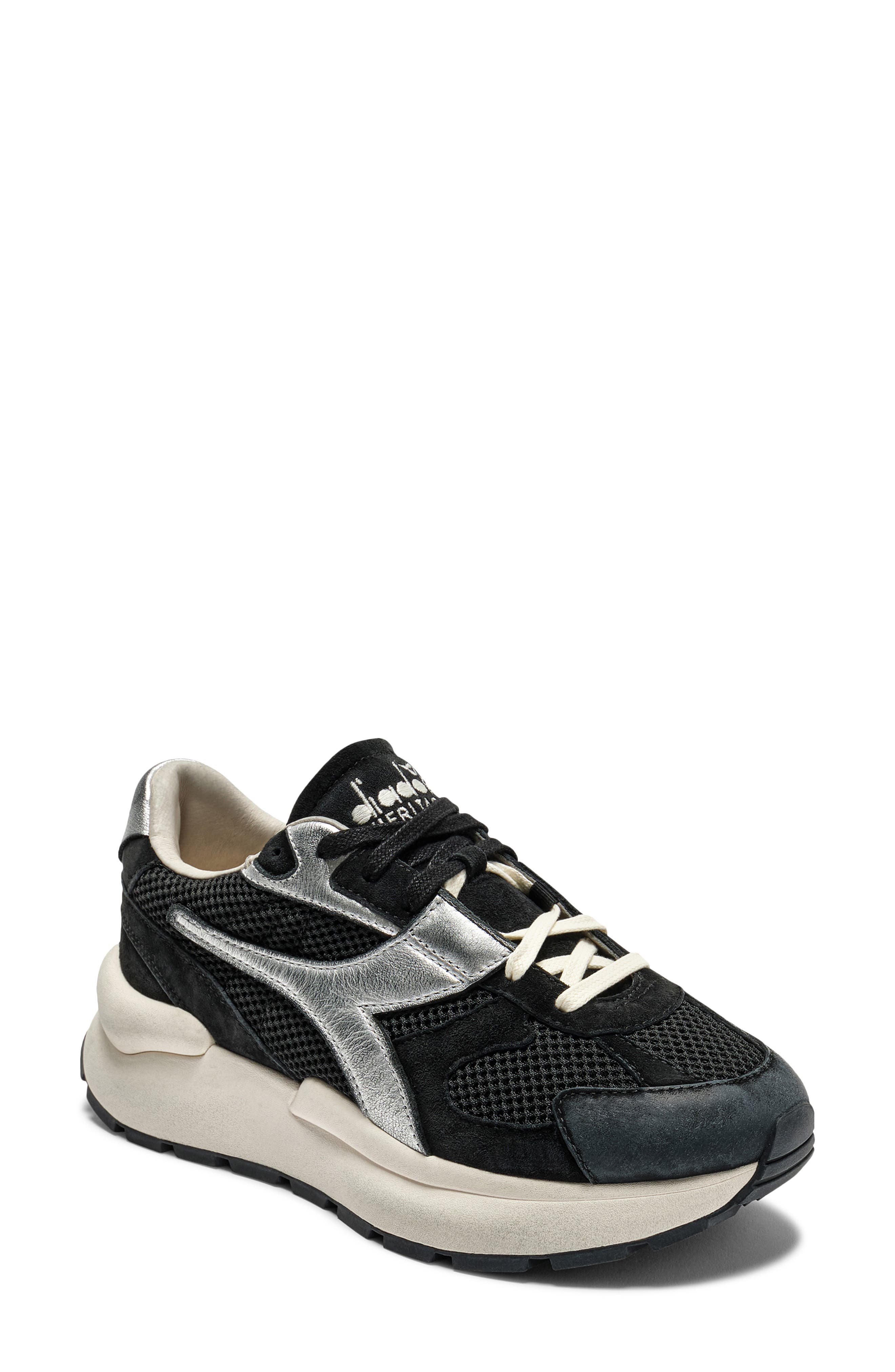 Diadora Mercury Elite Sneaker, Main, color, Black