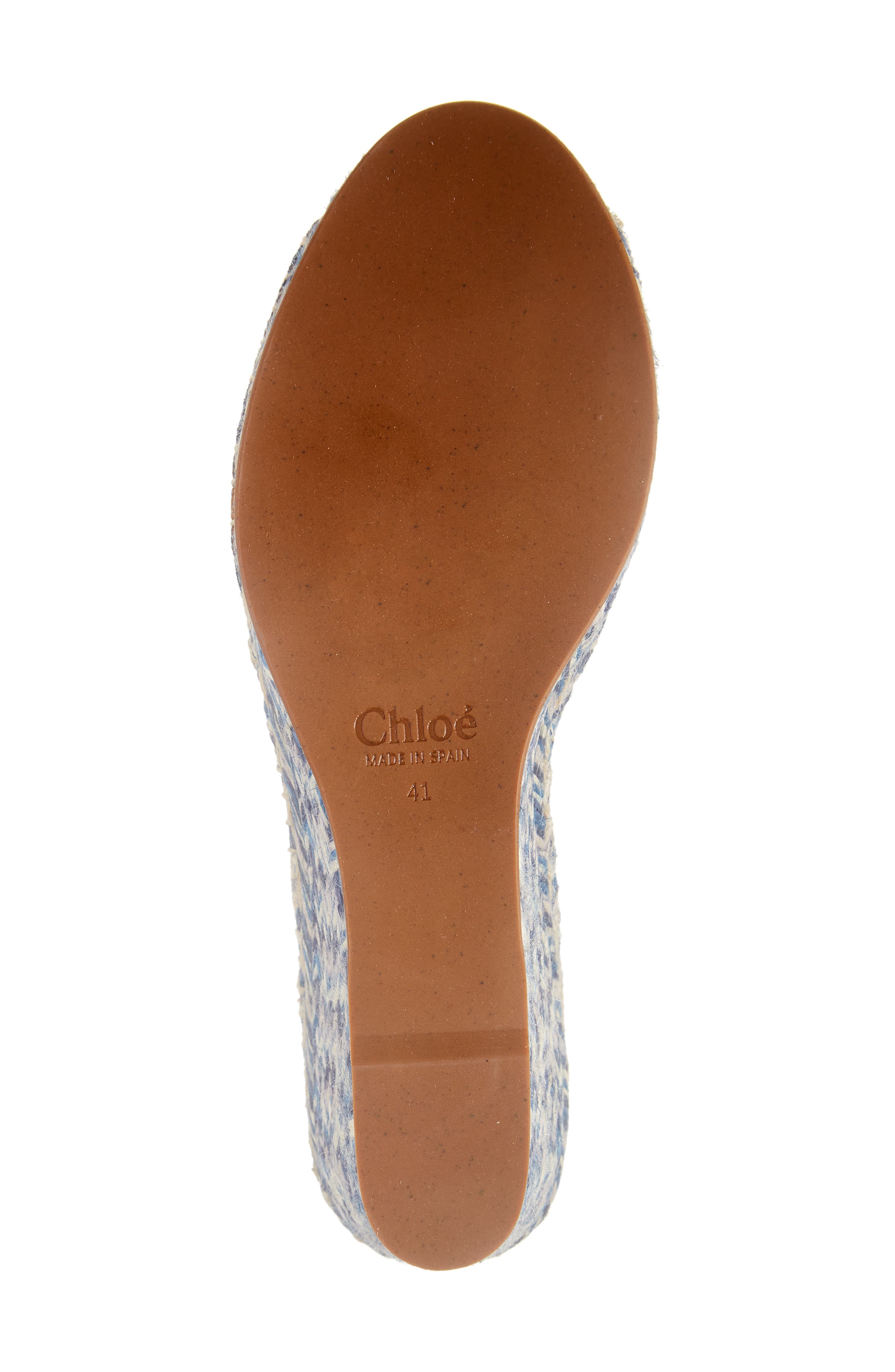 Chloé Piia Espadrille Wedge Sandal, Alternate, color, 