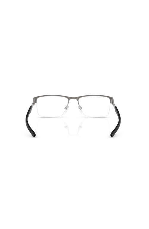 Scuderia Ferrari 54mm Rectangle Optical Glasses In Gray