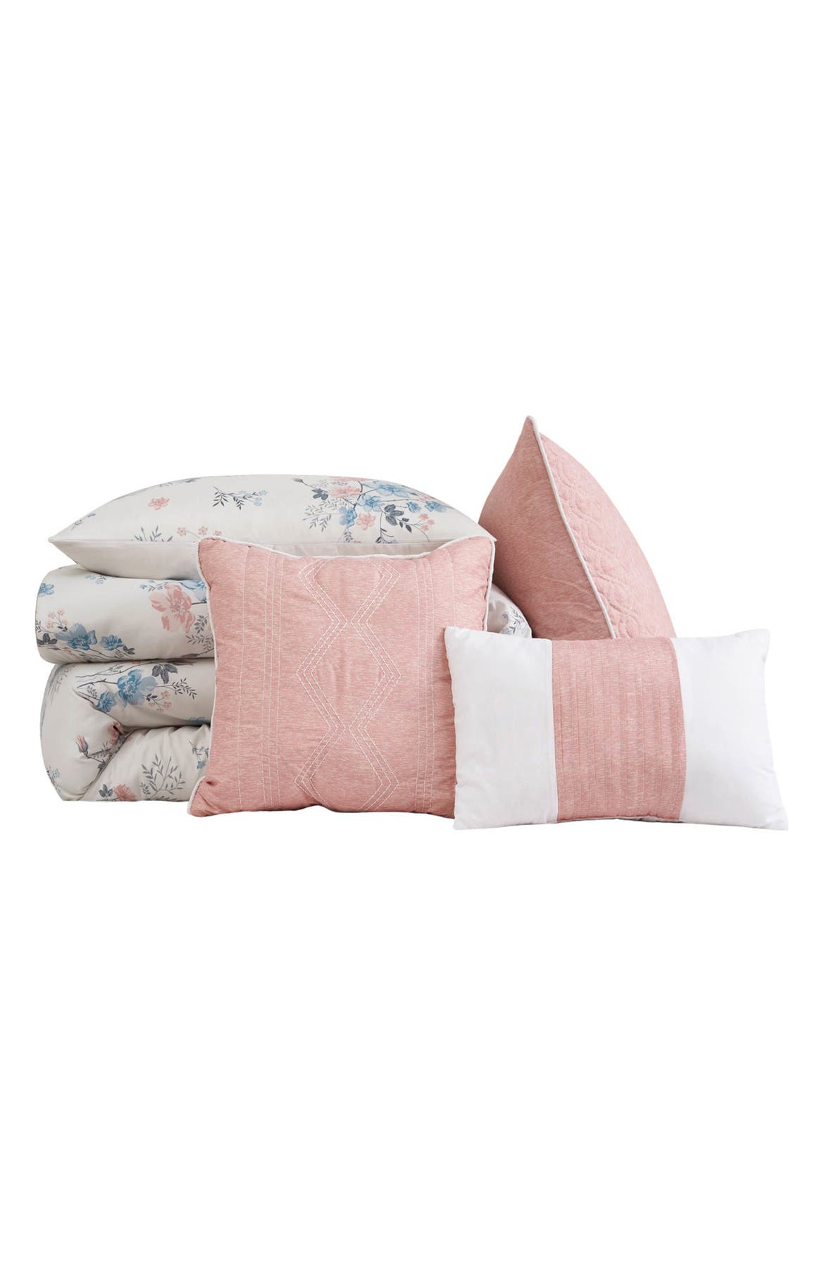 Lucky Brand Clarie Floral Rose Comforter Set